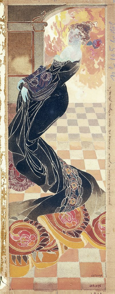 Dame en robe noire, c.1900 - Georges de Feure