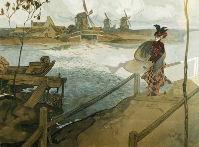 Le Coup de Vent - Georges de Feure