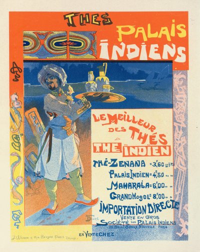 Thés du Palais Indien - Georges de . Feure