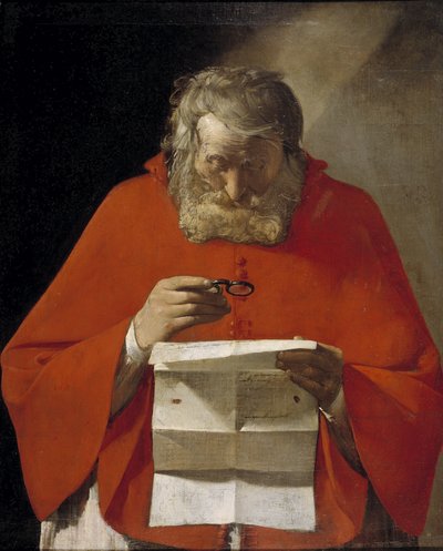 Saint Jérôme lisant une lettre, vers 1628-1629 - Georges de La Tour