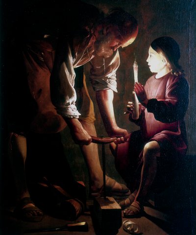 Saint Joseph le Charpentier, vers 1640 - Georges de La Tour