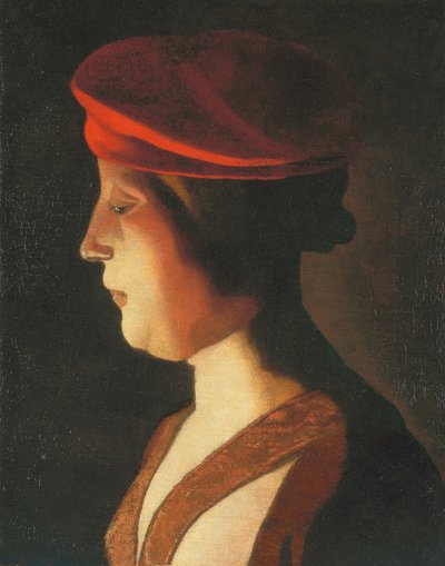 Tête de femme; un fragment - Georges de La Tour