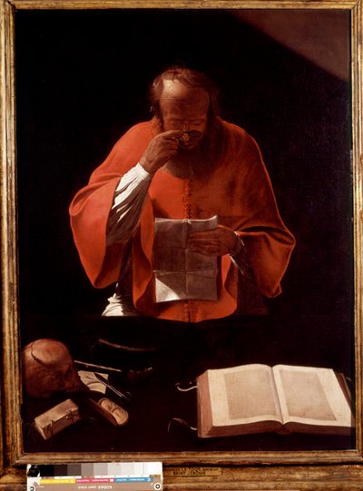 Représentation de Saint Jérôme lisant - Georges de La Tour
