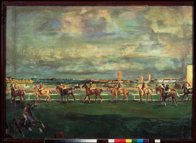 Course de chevaux - Georgy Bogdanovich Yakulov