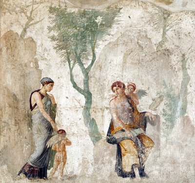 Eros amené par Peitho à Aphrodite tandis qu