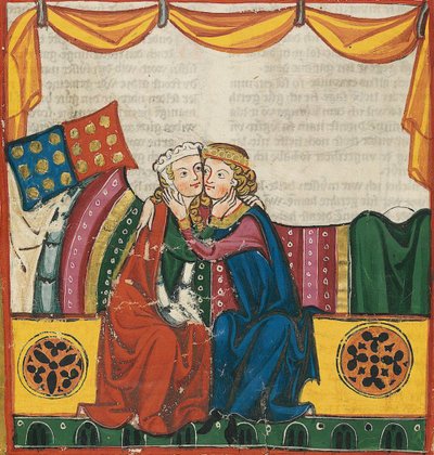 Hugo von Werenwag, extrait du Codex Manesse, 1305-15 (42640388224) - Georgia Levan Ramishvili from Tbilisi