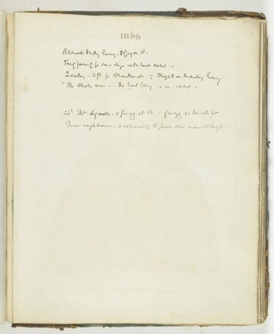 Sans titre [page de texte relative à Broadlands], 1868 - Georgina Cowper
