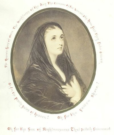 Sans titre [femme pieuse en voile], 1868 - Georgina Cowper