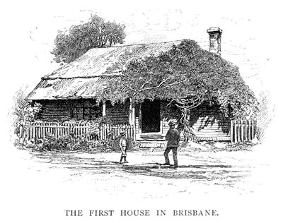La première maison à Brisbane, Australie, 1886 - Georgius
