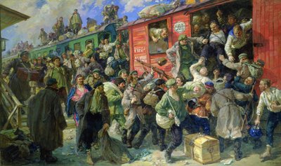 Libération spontanée des forces armées tsaristes en 1917 - Georgiy Konstantinovich Savitsky