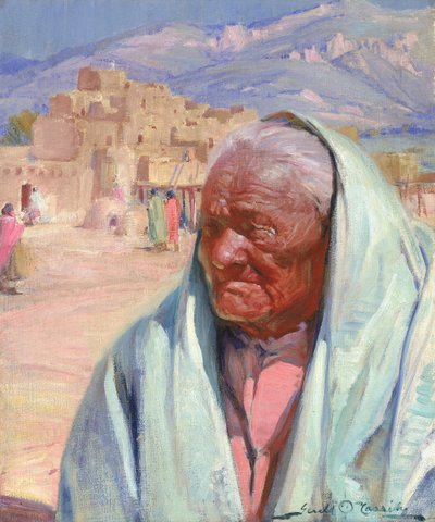 Antonio Concha, Vieil Homme de Taos - Gerald Cassidy