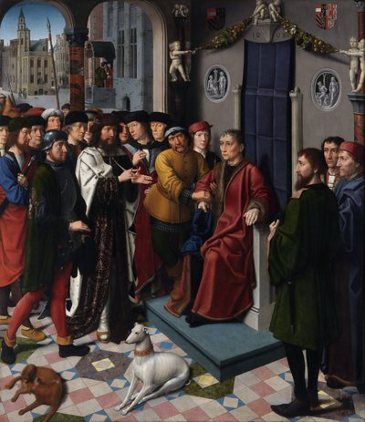Le jugement de Cambyse (panneau gauche) - Gerard David