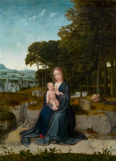 Le repos pendant la fuite en Égypte - Gerard David