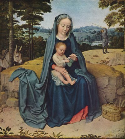 Le Repos pendant la fuite en Égypte - Gerard David