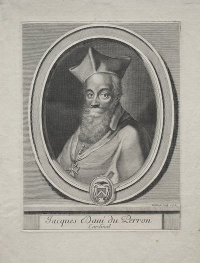 Cardinal Jacques Davey Duperron - Gérard Edelinck