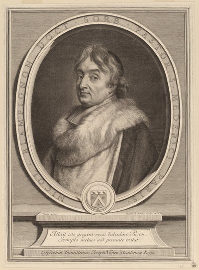 Nicolas de Blampignon - Gerard Edelinck after Joseph Vivien