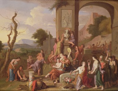 Un festin sacrificiel parmi les ruines - Gerard Hoet