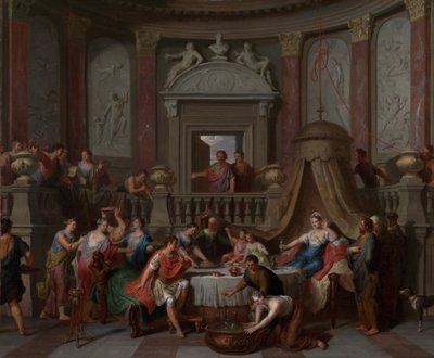 Le banquet de Cléopâtre - Gerard Hoet