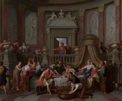 Le Banquet de Cléopâtre - Gerard Hoet