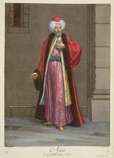 Aga, ou gentilhomme turc - Gerard Jean Baptiste Scotin