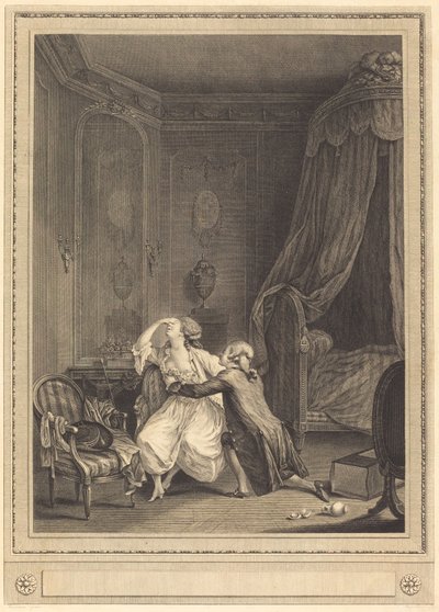 Le repentir tardif - Gerard Rene Le Vilain after Nicolas Lavreince