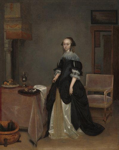 Maria van Suchtelen, vers 1666 - Gerard Terborch II