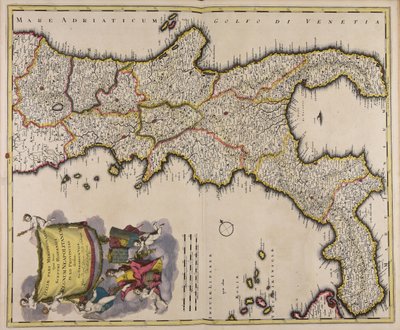 Italiae pars meridionalis quae nunc sceptri Hispanici regnum Neapolitanum in XII provincias divisum - Gerard Valck