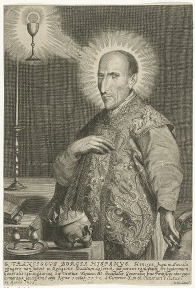 Portrait de saint François Borgia - Gerard de Groos