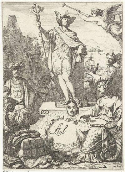 Allégorie du commerce avec Mercure - Gerard de Lairesse (rejected attribution)