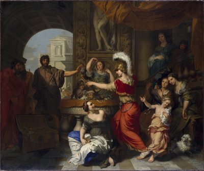 Achille découvert par Ulysse parmi les filles de Lycomède à Skyros - Gerard de Lairesse