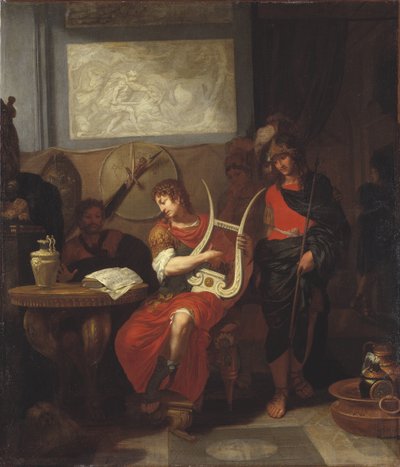 Achille jouant de la lyre devant Patrocle - Gerard de Lairesse