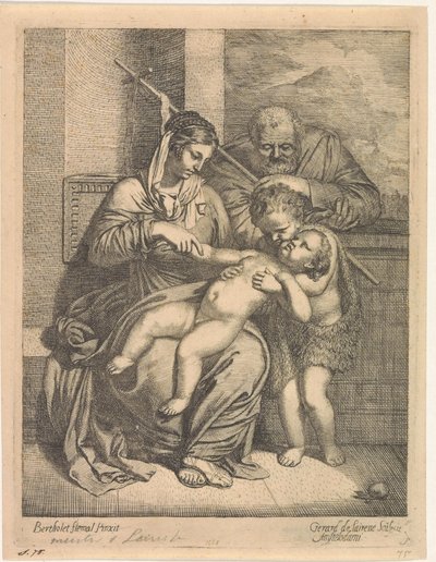 La Sainte Famille avec Jean-Baptiste - Gerard de Lairesse