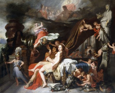 Mercure ordonnant à Calypso de libérer Ulysse - Gerard de Lairesse