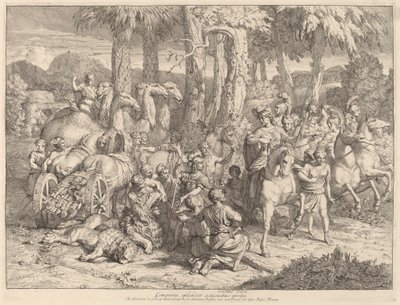 Sémiramis à la chasse au lion - Gerard de Lairesse