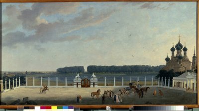 La vue depuis les fenêtres du palais Ostankino (Moscou) - Gerard de la Barthe