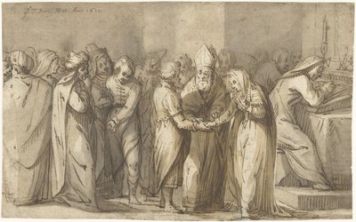 La bénédiction nuptiale de la Vierge Marie - Gerard ter Borch