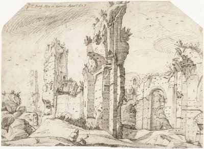 Ruines des thermes de Caracalla - Gerard ter Borch