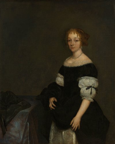 Aletta Pancras (1649-1707) épouse de François de Vicq - Gerard ter Borch (II)