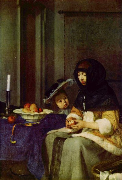 French : Éplucheur de pommes Apple peeler - Gerard ter Borch