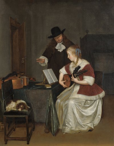 La leçon de musique - Gerard ter Borch