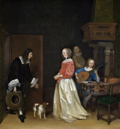 La visite du prétendant - Gerard ter Borch