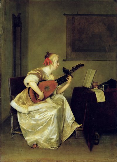 Le Joueur de luth, 1667-68 - Gerard ter Borch