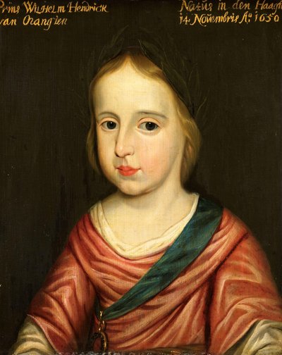 Portrait de Guillaume III, prince d