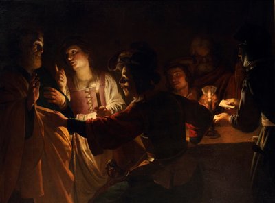 Le reniement de saint Pierre - Gerard van Honthorst