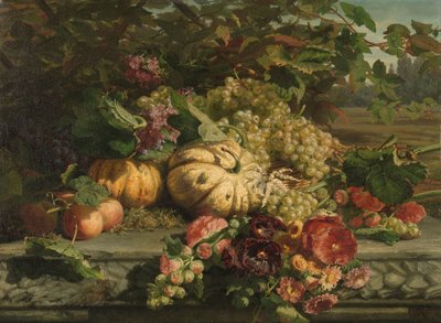 Nature morte avec fleurs et fruits - Gerardina Jacoba van de Sande Bakhuyzen
