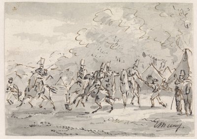 Cavalerie près d