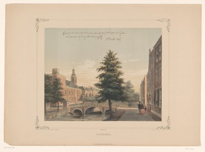 Vue sur le Rapenburg à Leyde - Gerardus Johannes Bos