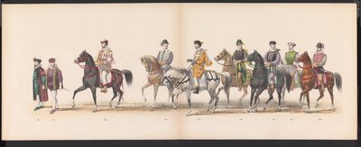 Mascarade des étudiants de Leyde, 1870 (plaque 8) - Gerardus Johannes Bos