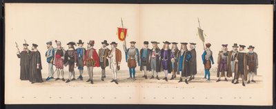 Mascarade des étudiants de Leyde, 1875 (plaque 8) - Gerardus Johannes Bos