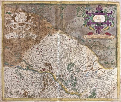Alsace, France (gravure) - Gerardus Mercator